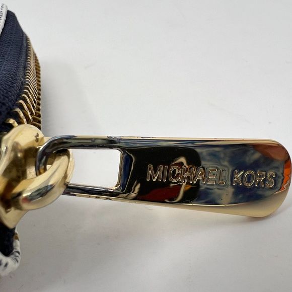 Michael Kors Jet Set wallet Continental Logo signature zip large checkbook ID - Picture 11 of 16